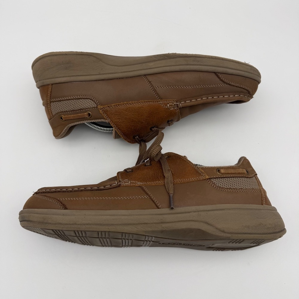 Orthofeet 427 Baton Rouge Shoes Mens 11D Brown Orthopedic Walking Boat Oxford